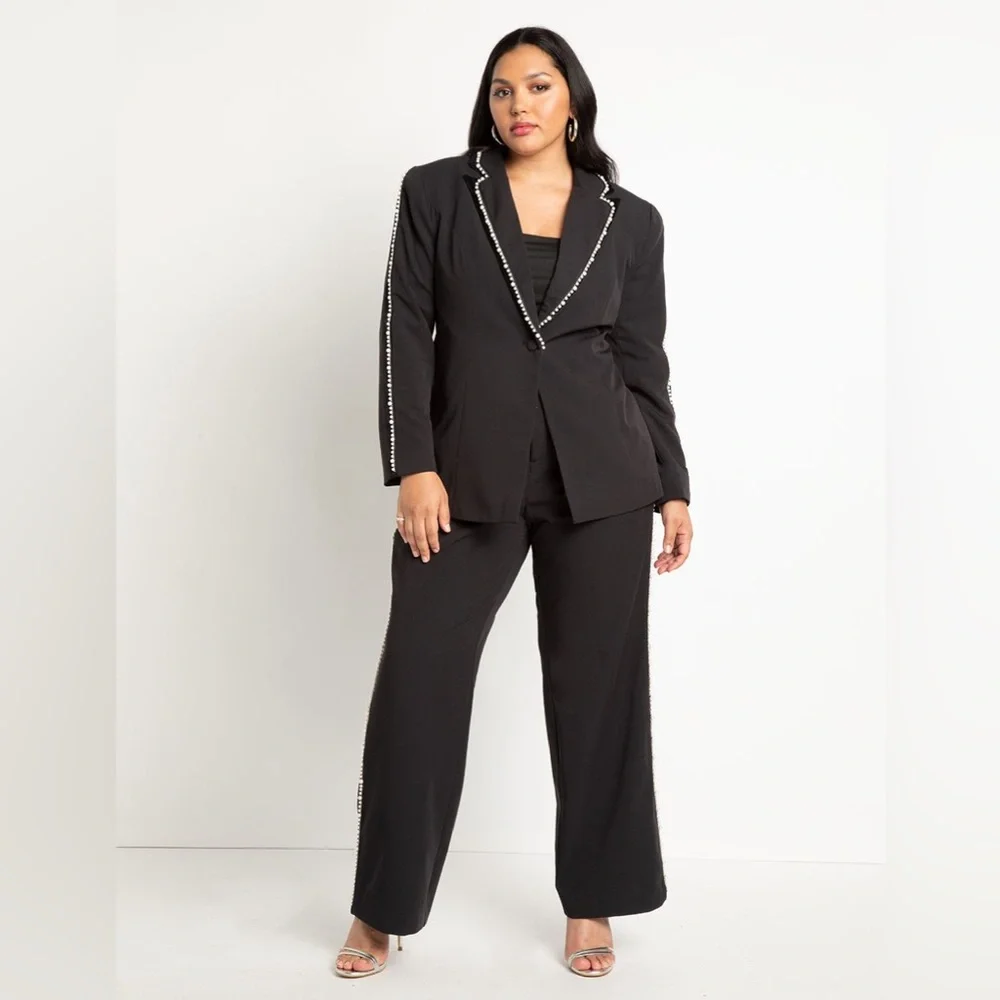 Pearl Trim Blazer - Picture 2 of 3